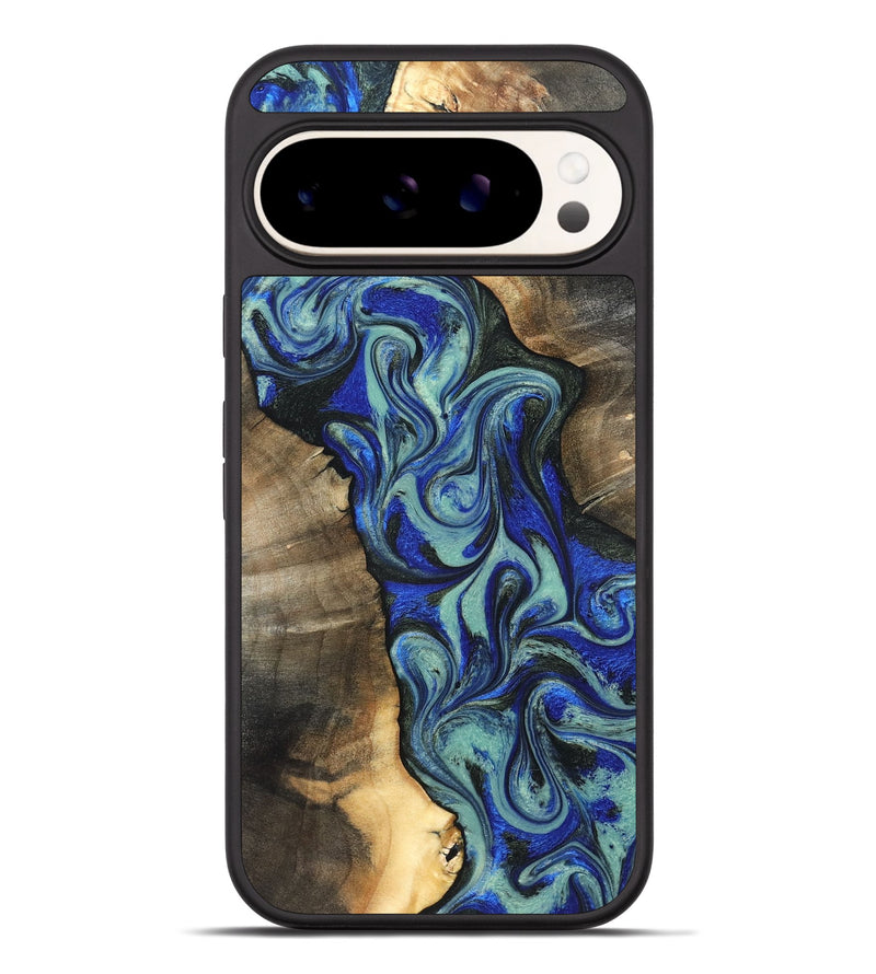 Pixel 9 Pro XL Wood Phone Case - Arlette (Blue, 820561)