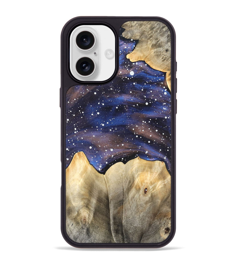 iPhone 16 Plus Wood Phone Case - Aron (Cosmos, 820580)