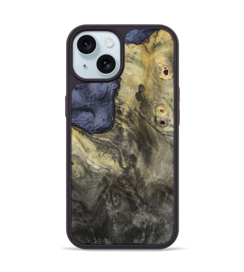 iPhone 15 Wood Phone Case - Rene (Wood Burl, 820585)