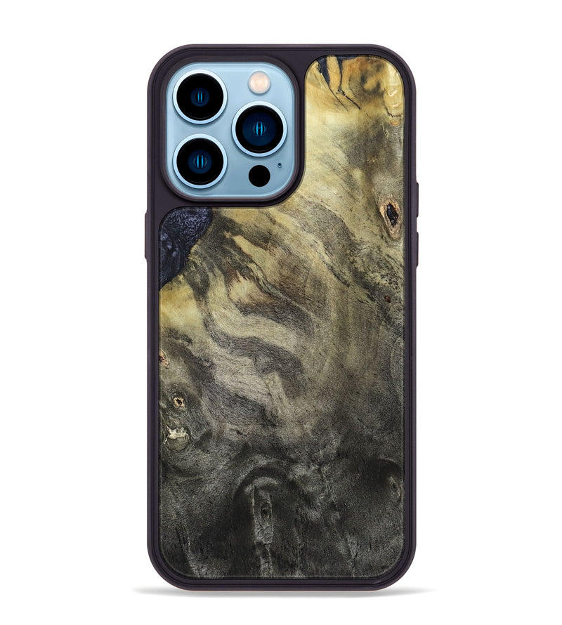 iPhone 14 Pro Max Wood Phone Case - Dorris (Wood Burl, 820586)