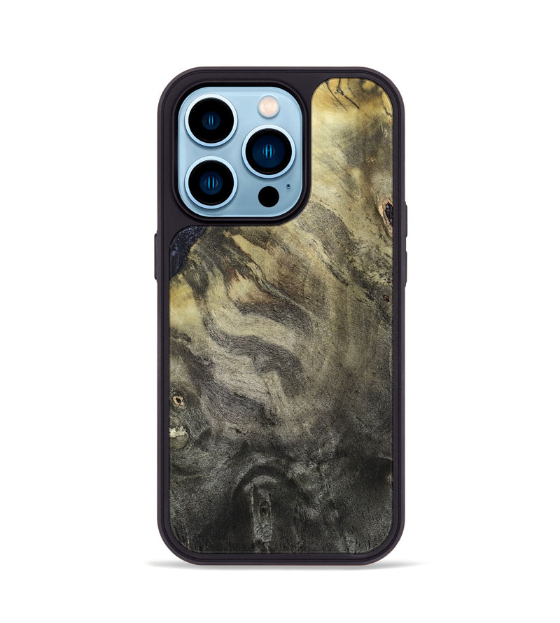 iPhone 14 Pro Wood Phone Case - Dorris (Wood Burl, 820586)