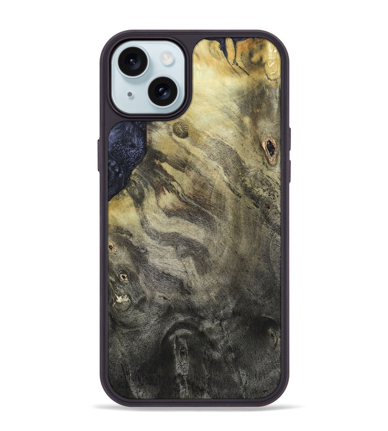 iPhone 15 Plus Wood Phone Case - Dorris (Wood Burl, 820586)