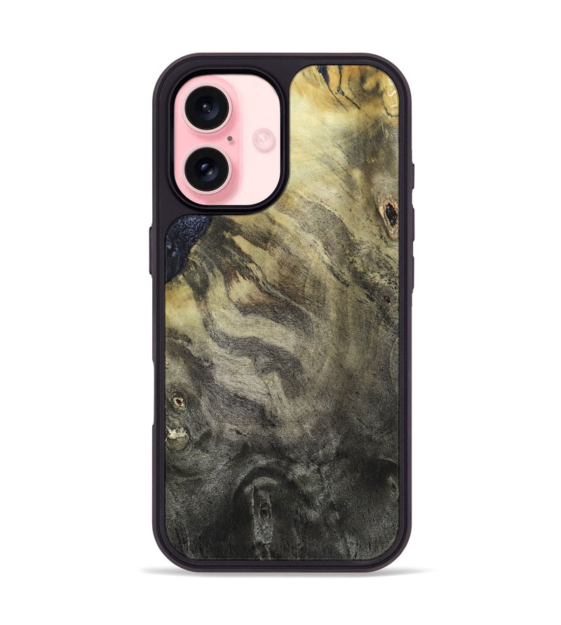 iPhone 16 Wood Phone Case - Dorris (Wood Burl, 820586)