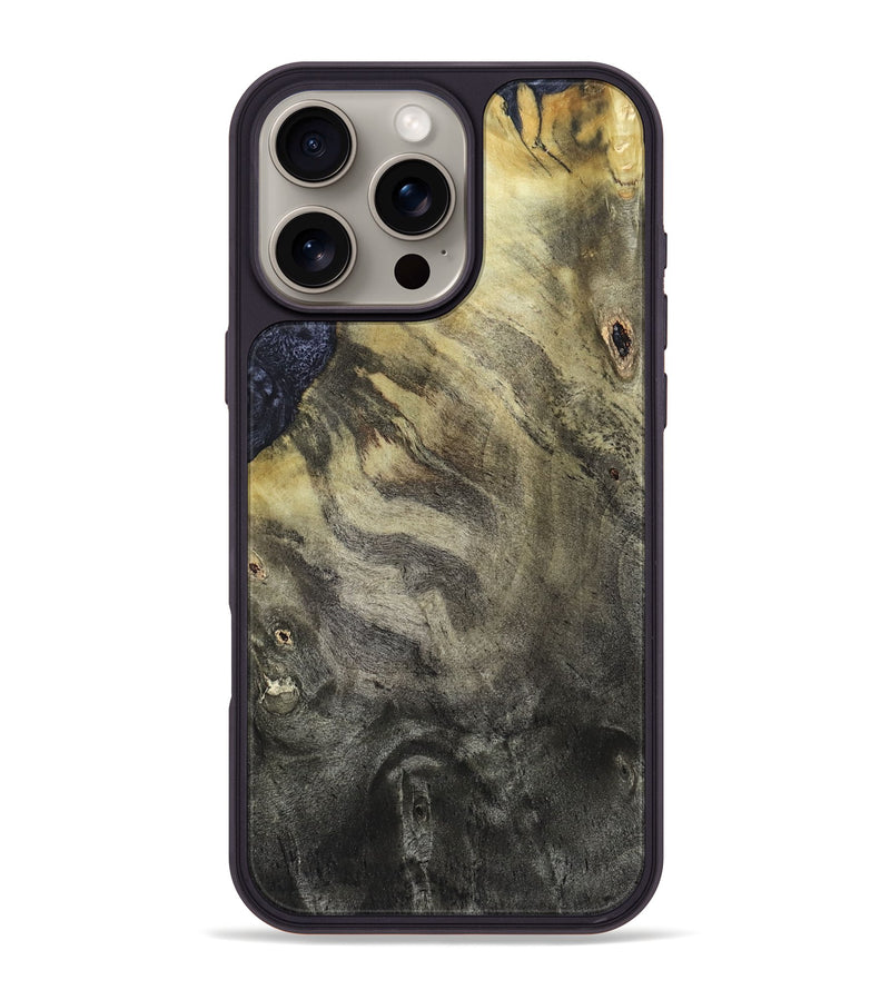 iPhone 16 Pro Max Wood Phone Case - Dorris (Wood Burl, 820586)