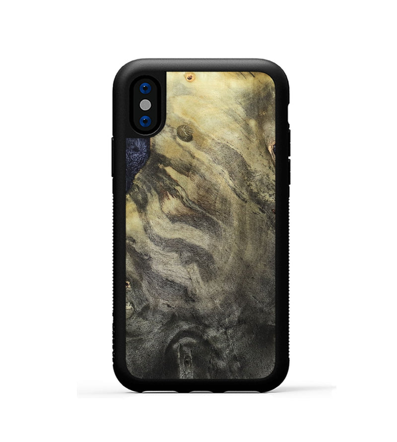 iPhone Xs Wood Phone Case - Dorris (Wood Burl, 820586)