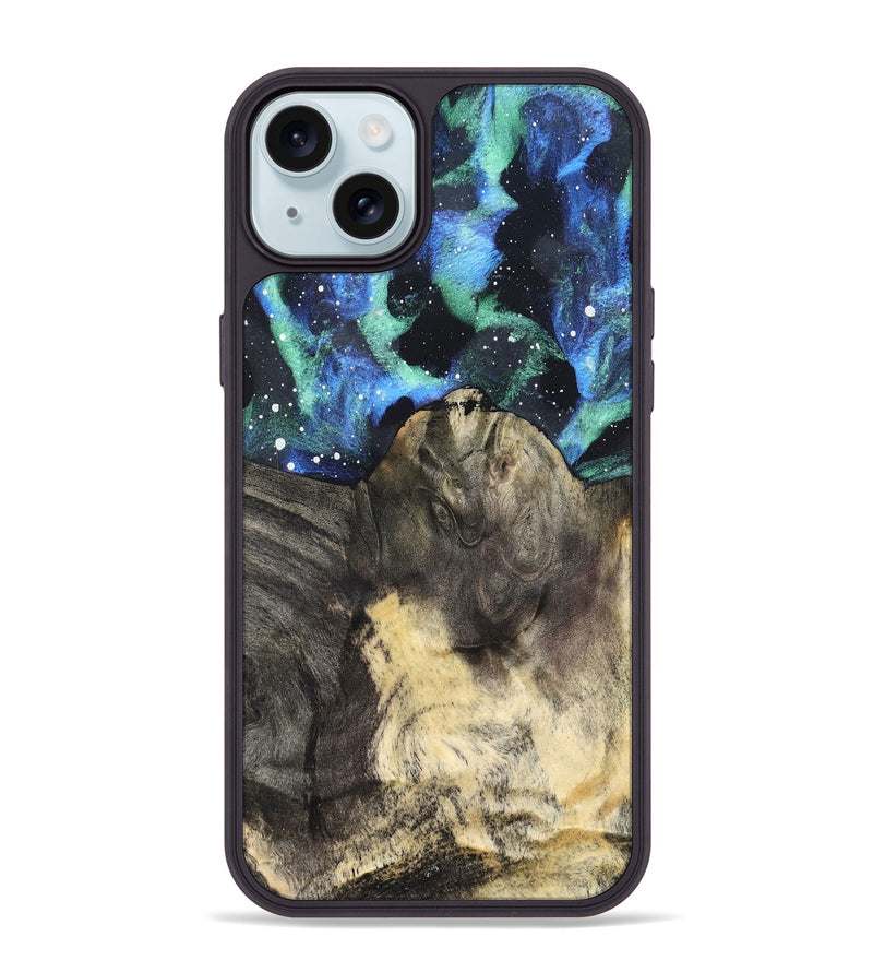 iPhone 15 Plus Wood Phone Case - Roxanna (Cosmos, 820608)