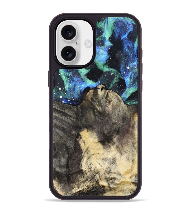 iPhone 16 Plus Wood Phone Case - Roxanna (Cosmos, 820608)
