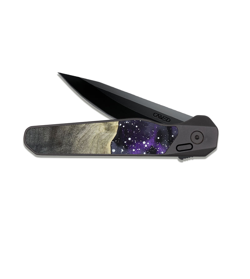 EDC Dark Slate Wood Pocket Knife - Margie (Cosmos, 820616)