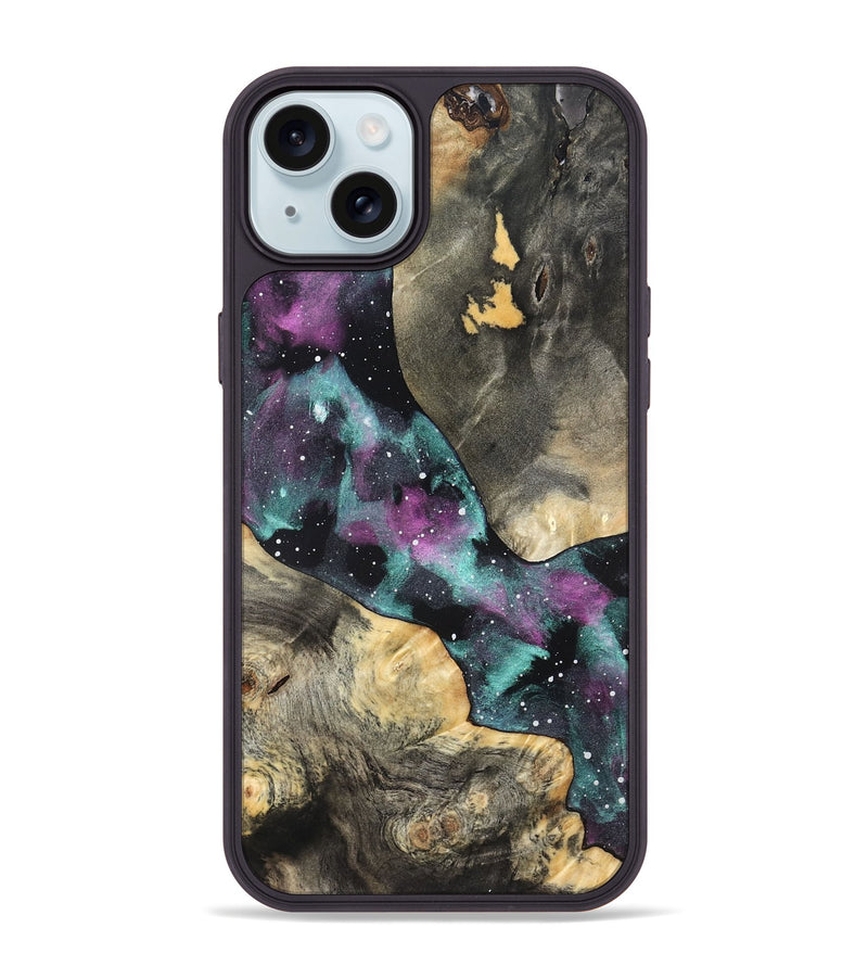 iPhone 15 Plus Wood Phone Case - Tracee (Cosmos, 820630)