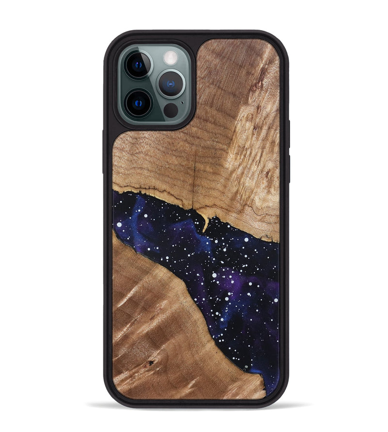 iPhone 12 Pro Max Wood Phone Case - Britny (Cosmos, 820633)