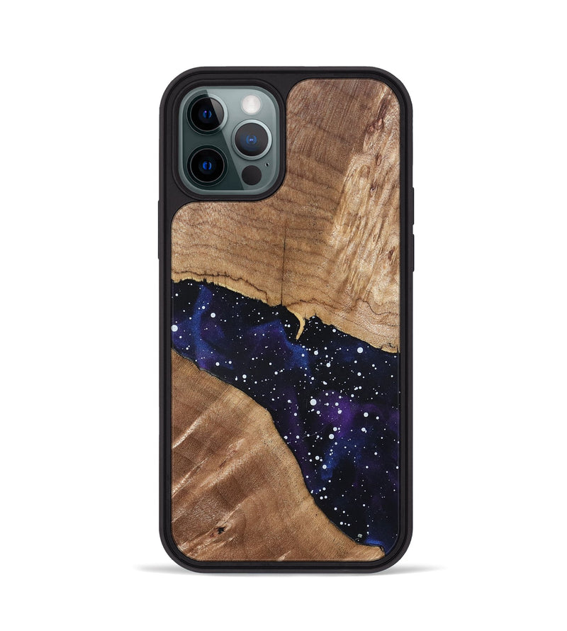 iPhone 12 Pro Wood Phone Case - Britny (Cosmos, 820633)