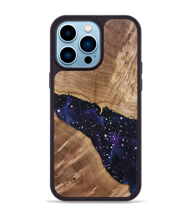 iPhone 14 Pro Max Wood Phone Case - Britny (Cosmos, 820633)