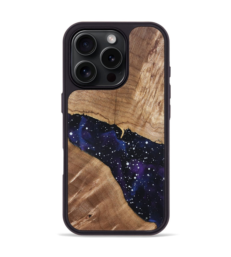 iPhone 16 Pro Wood Phone Case - Britny (Cosmos, 820633)