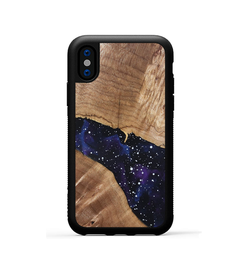iPhone Xs Wood Phone Case - Britny (Cosmos, 820633)