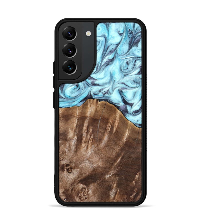 Galaxy S22 Plus Wood Phone Case - Jaidyn (Blue, 820636)