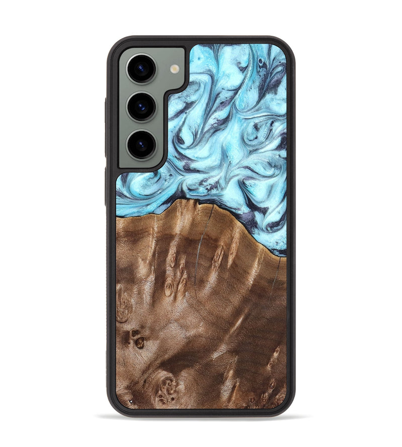 Galaxy S23 Plus Wood Phone Case - Jaidyn (Blue, 820636)