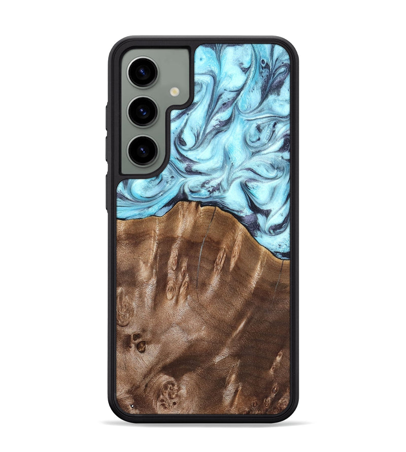 Galaxy S24 Plus Wood Phone Case - Jaidyn (Blue, 820636)