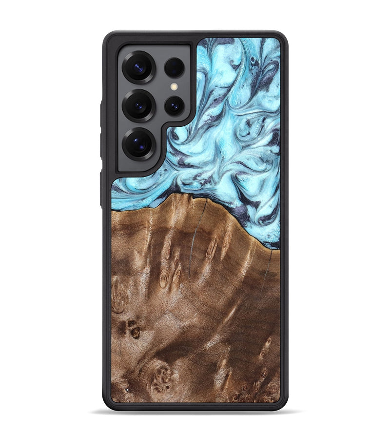 Galaxy S25 Ultra Wood Phone Case - Jaidyn (Blue, 820636)