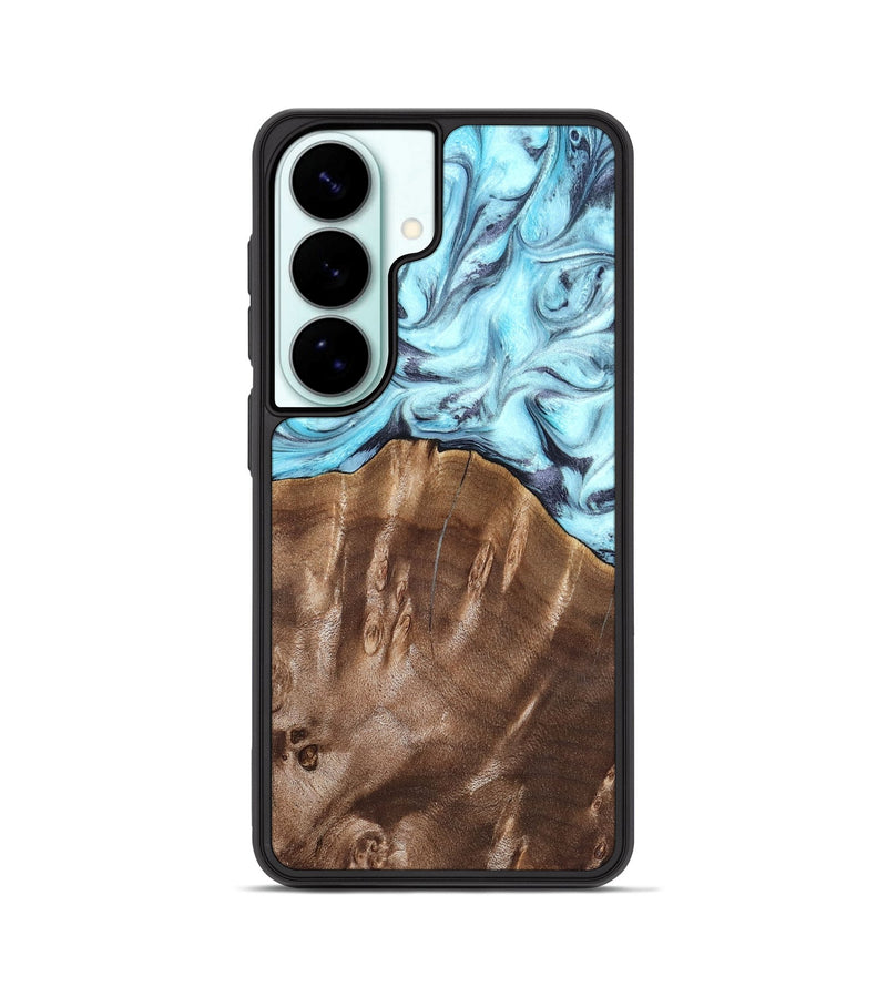 Galaxy S26 Wood Phone Case - Jaidyn (Blue, 820636)