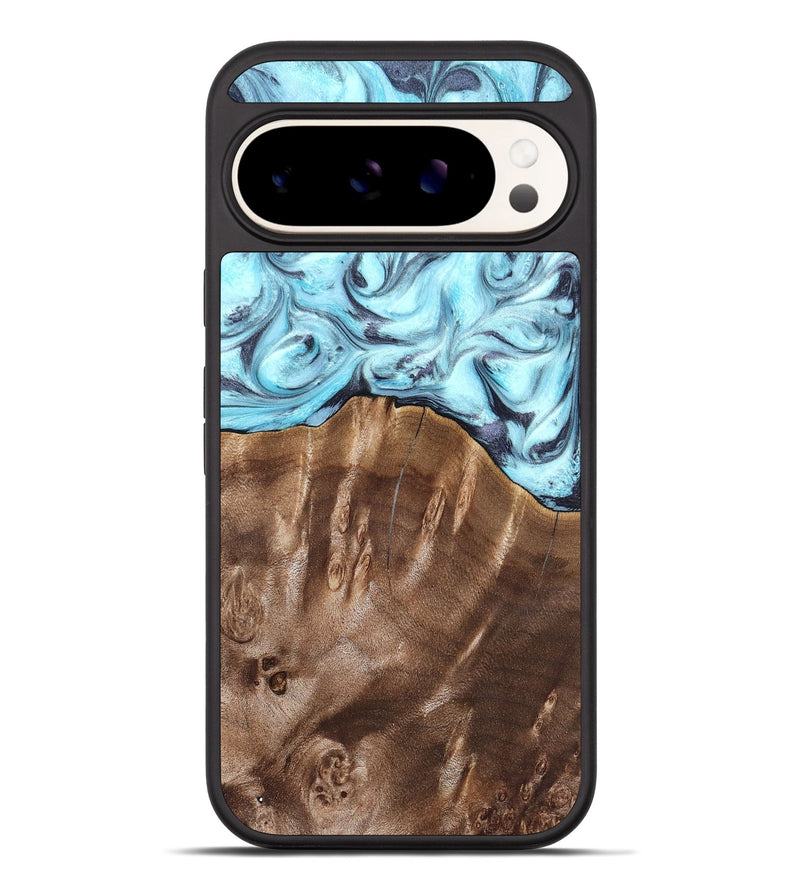 Pixel 10 Pro XL Wood Phone Case - Jaidyn (Blue, 820636)
