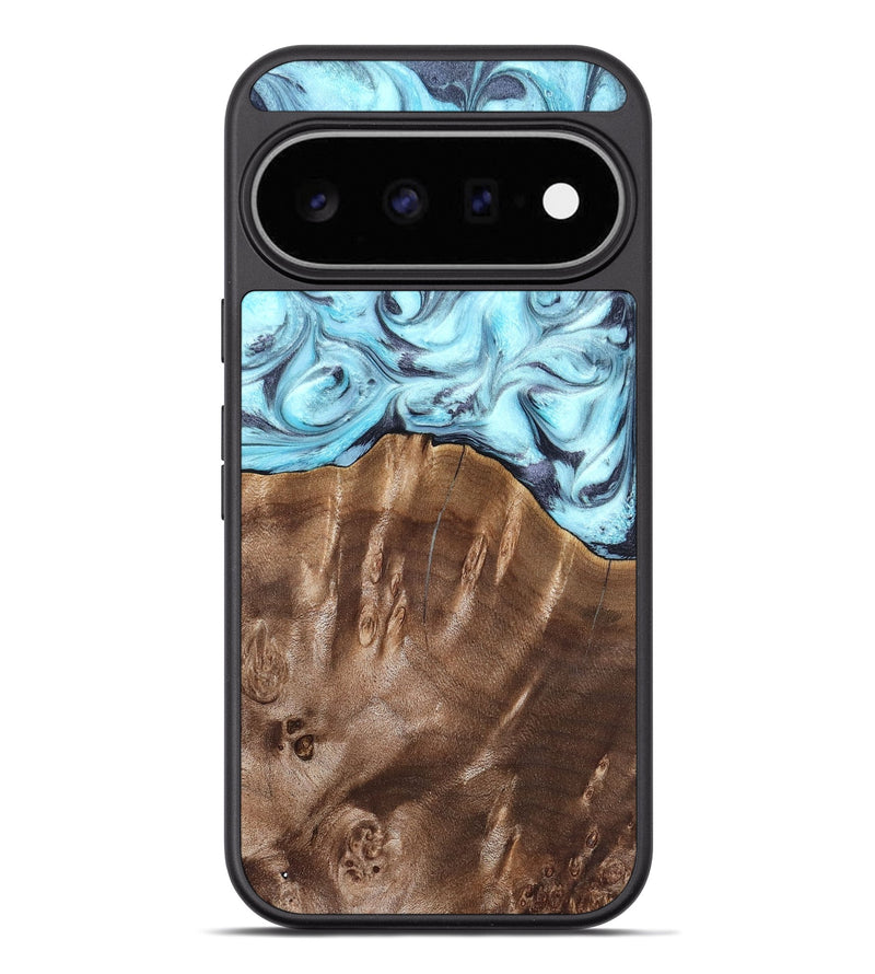 Pixel 11 Pro XL Wood Phone Case - Jaidyn (Blue, 820636)