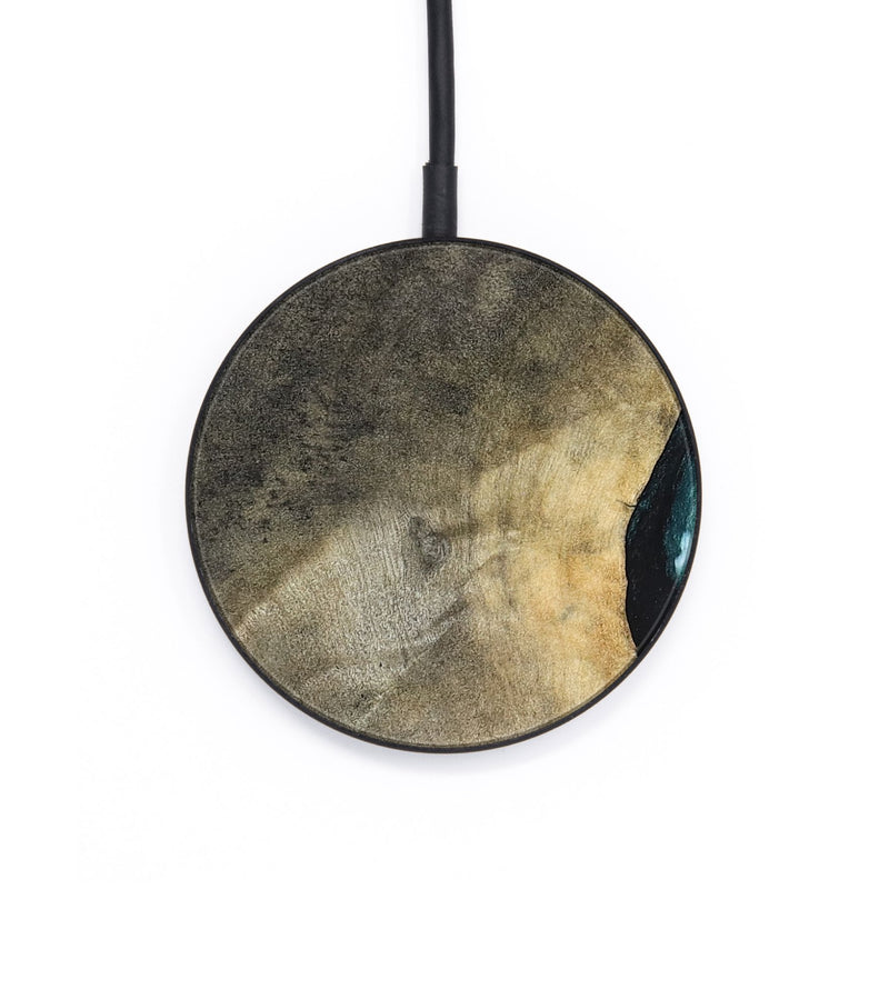 Circle Wood Wireless Charger - Norah (Green, 820639)