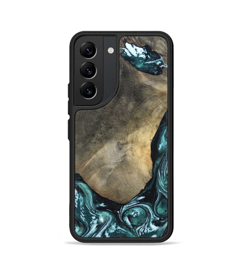 Galaxy S22 Wood Phone Case - Norah (Green, 820639)
