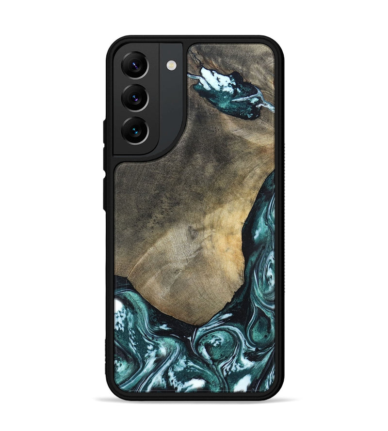 Galaxy S22 Plus Wood Phone Case - Norah (Green, 820639)
