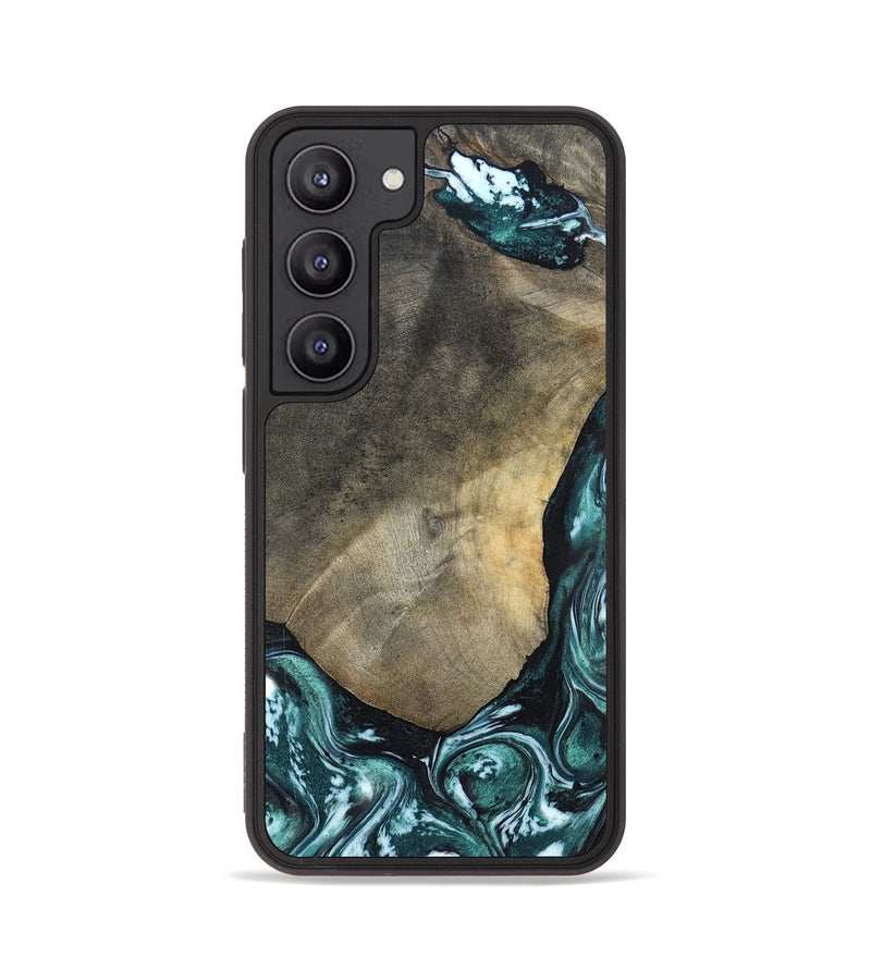 Galaxy S23 Wood Phone Case - Norah (Green, 820639)