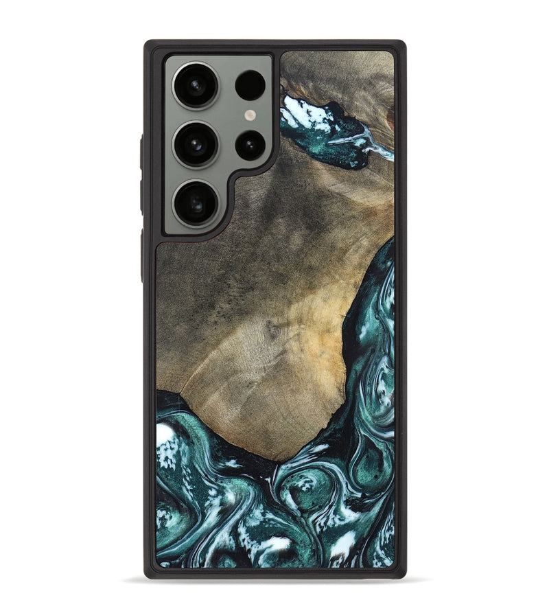 Galaxy S23 Ultra Wood Phone Case - Norah (Green, 820639)