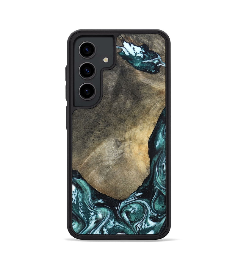 Galaxy S24 Wood Phone Case - Norah (Green, 820639)