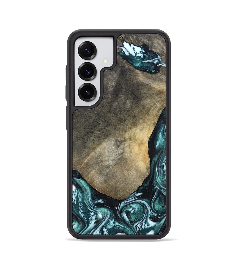 Galaxy S25 Wood Phone Case - Norah (Green, 820639)