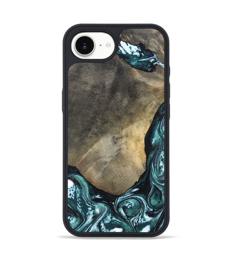 iPhone 16e Wood Phone Case - Norah (Green, 820639)