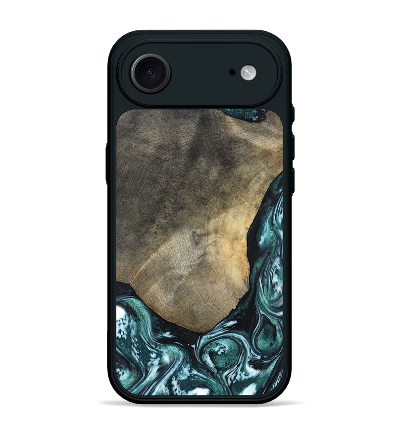 iPhone 17 Air Wood Phone Case - Norah (Green, 820639)