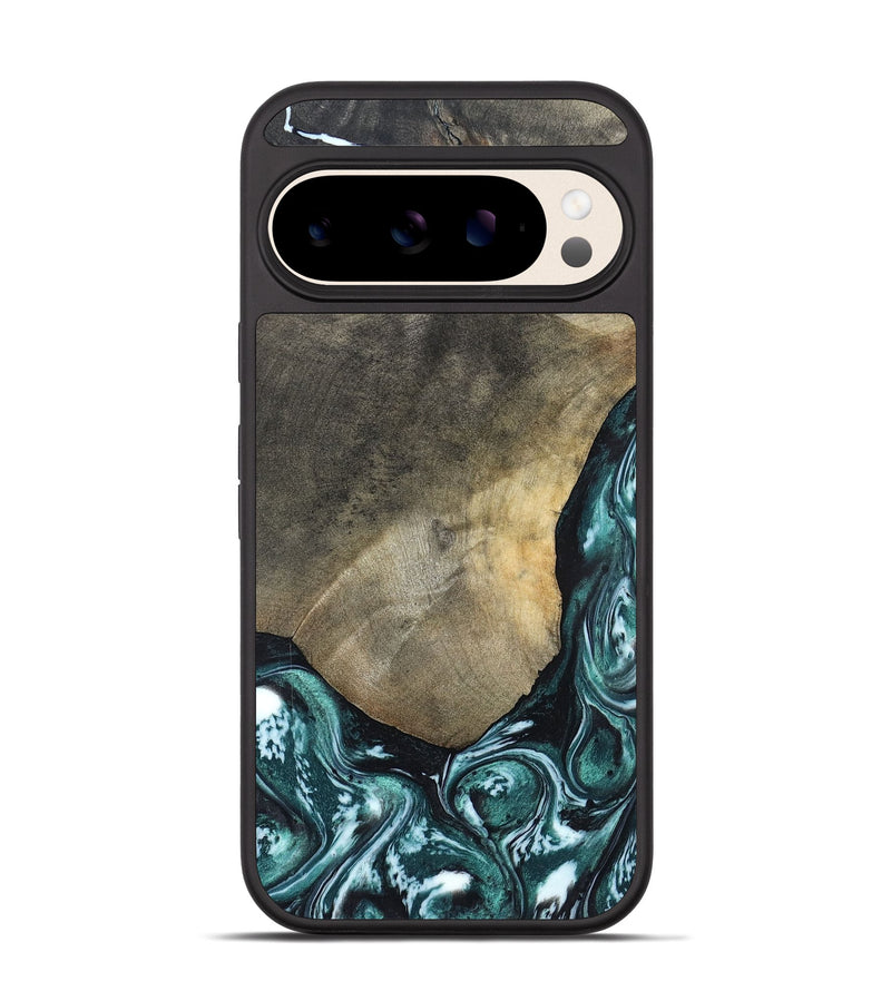 Pixel 10 Wood Phone Case - Norah (Green, 820639)
