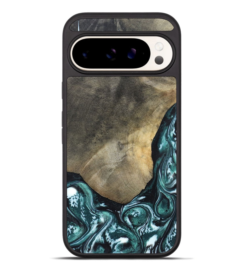 Pixel 10 Pro XL Wood Phone Case - Norah (Green, 820639)