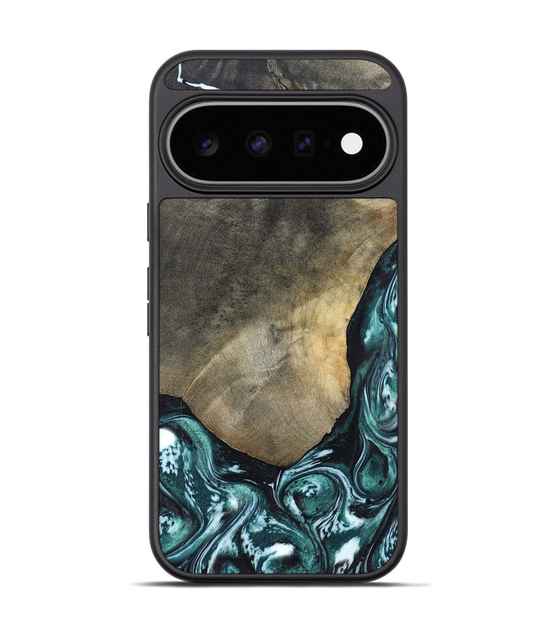 Pixel 11 Pro Wood Phone Case - Norah (Green, 820639)
