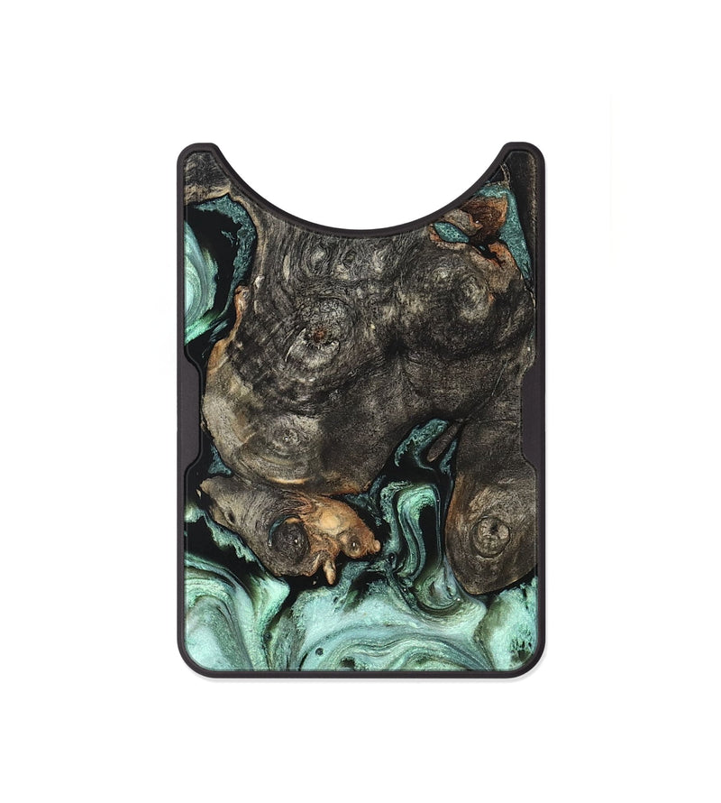 Alloy Wood Wallet - Kallie (Green, 820642)