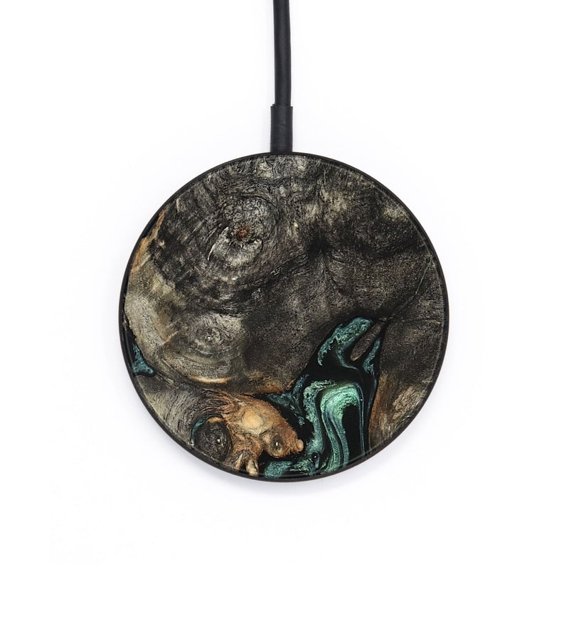 Circle Wood Wireless Charger - Kallie (Green, 820642)