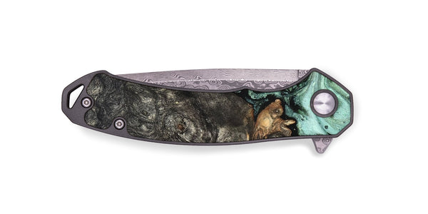 EDC Wood Pocket Knife - Kallie (Green, 820642)