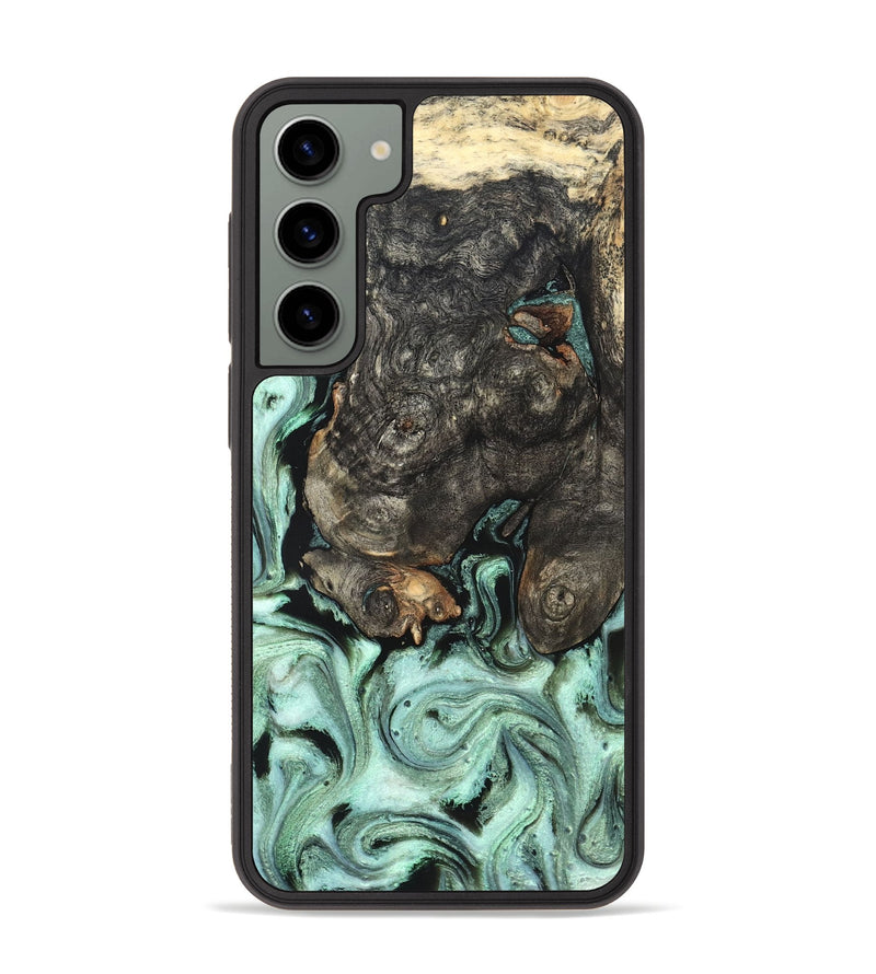 Galaxy S23 Plus Wood Phone Case - Kallie (Green, 820642)