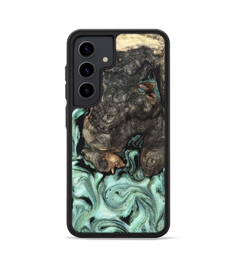 Galaxy S24 Wood Phone Case - Kallie (Green, 820642)