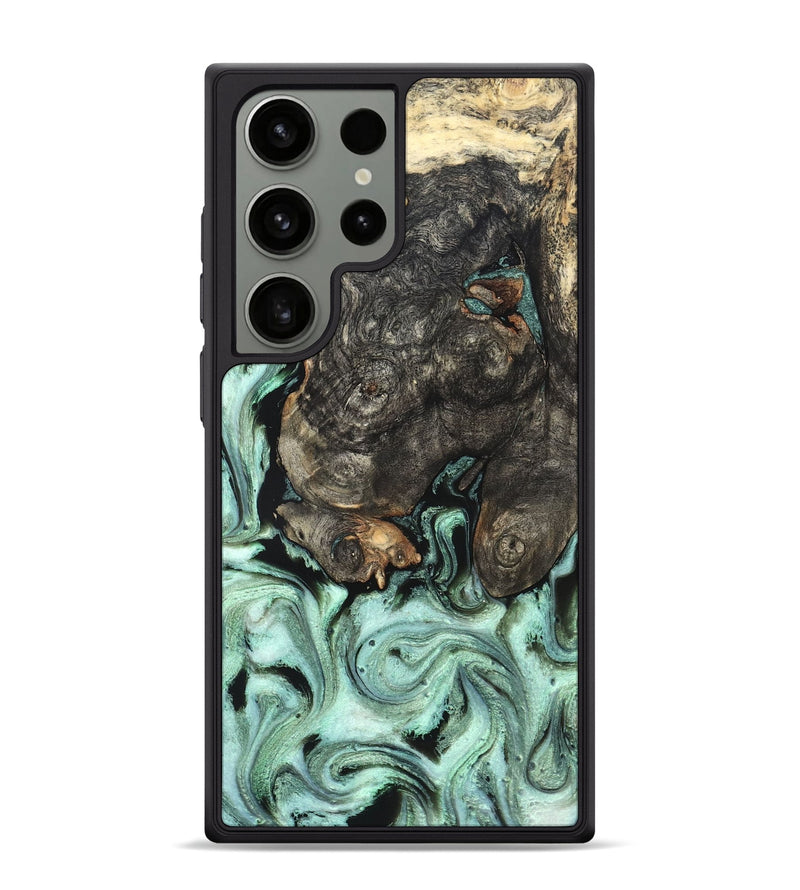 Galaxy S24 Ultra Wood Phone Case - Kallie (Green, 820642)
