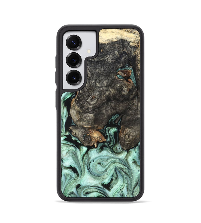Galaxy S25 Wood Phone Case - Kallie (Green, 820642)