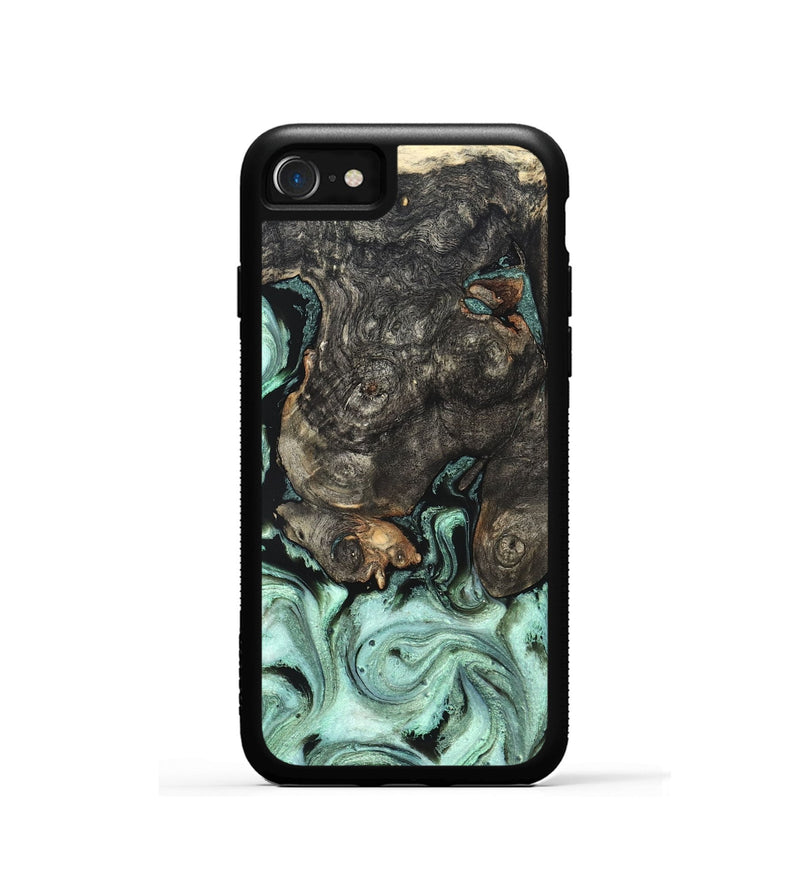 iPhone SE Wood Phone Case - Kallie (Green, 820642)