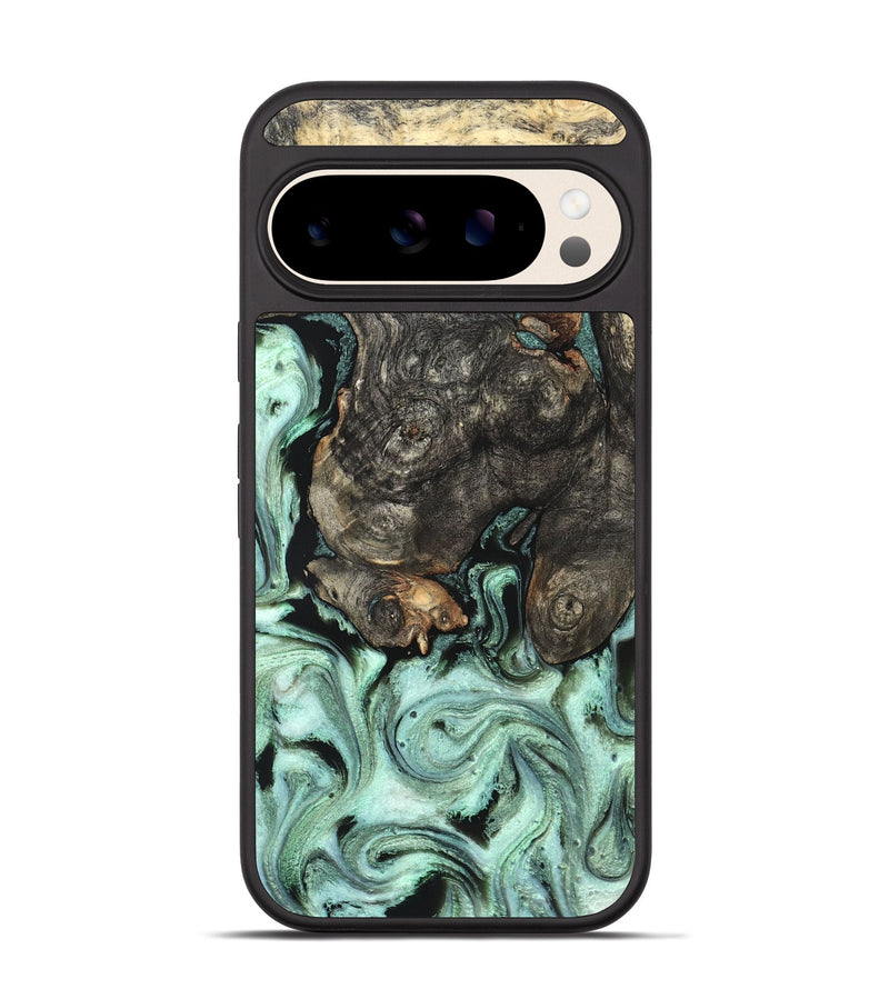 Pixel 10 Wood Phone Case - Kallie (Green, 820642)