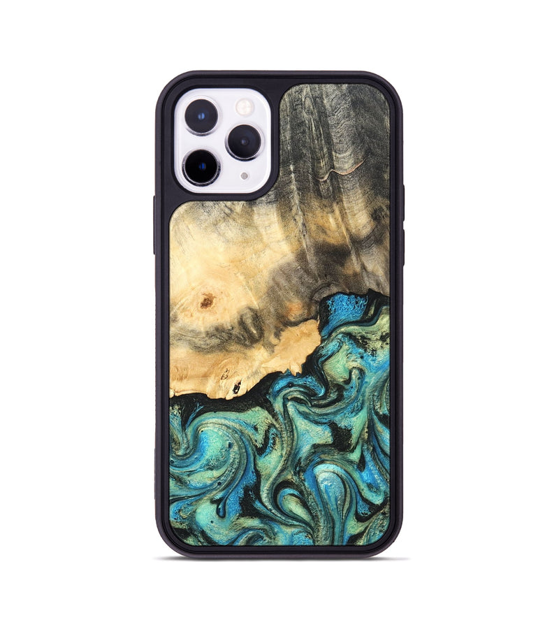 iPhone 11 Pro Wood Phone Case - Earl (Green, 820647)