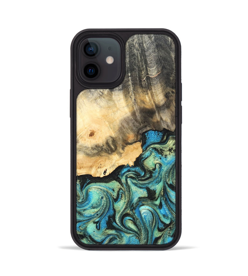 iPhone 12 Wood Phone Case - Earl (Green, 820647)