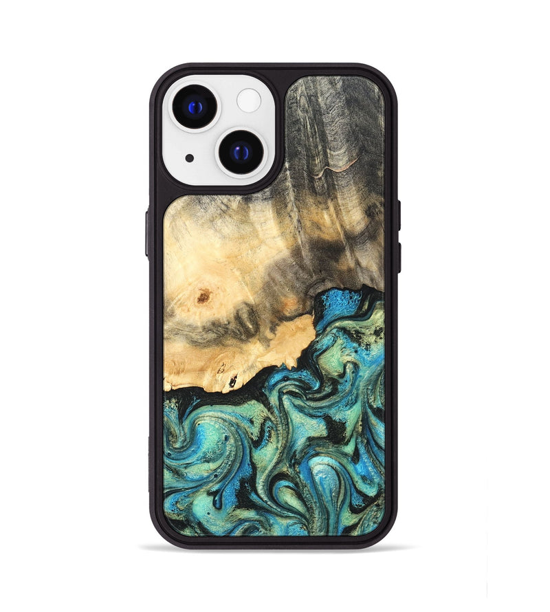iPhone 13 Wood Phone Case - Earl (Green, 820647)