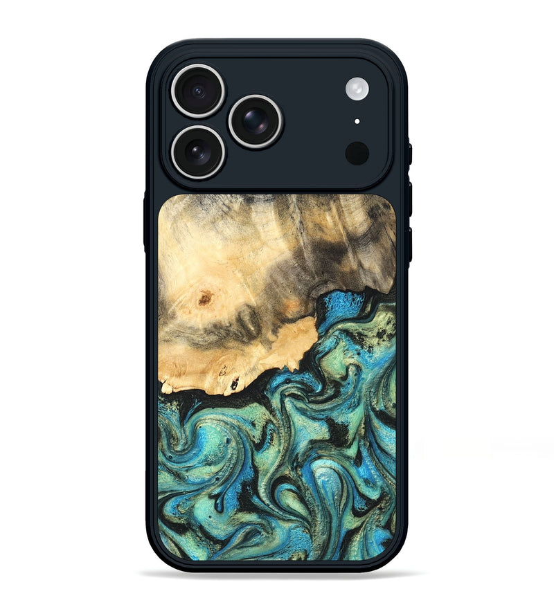 iPhone 17 Pro Max Wood Phone Case - Earl (Green, 820647)